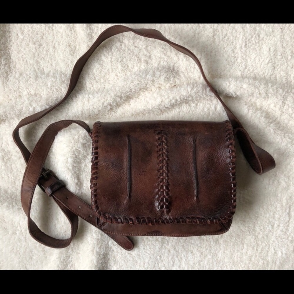 NWT Bed Stu brown leather purse